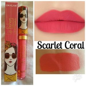 Lip Fasion Matte Gloss Scarlet Coral